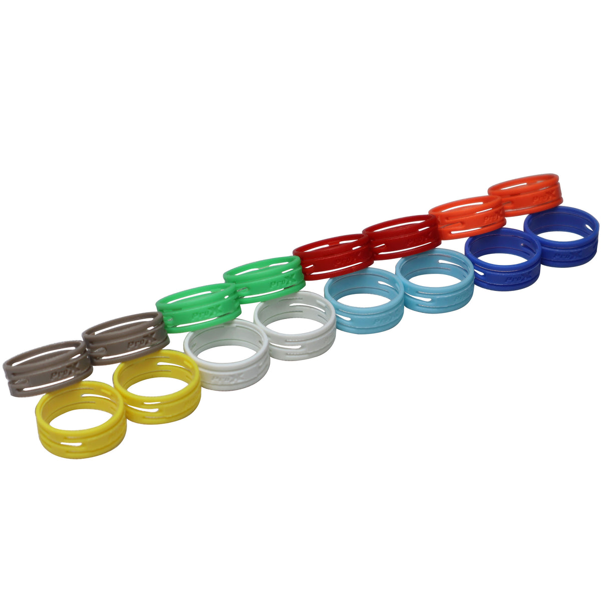 ProX XC-RINGPAK 8 Color Ring Replacements for XLR Cables 16 Pack
