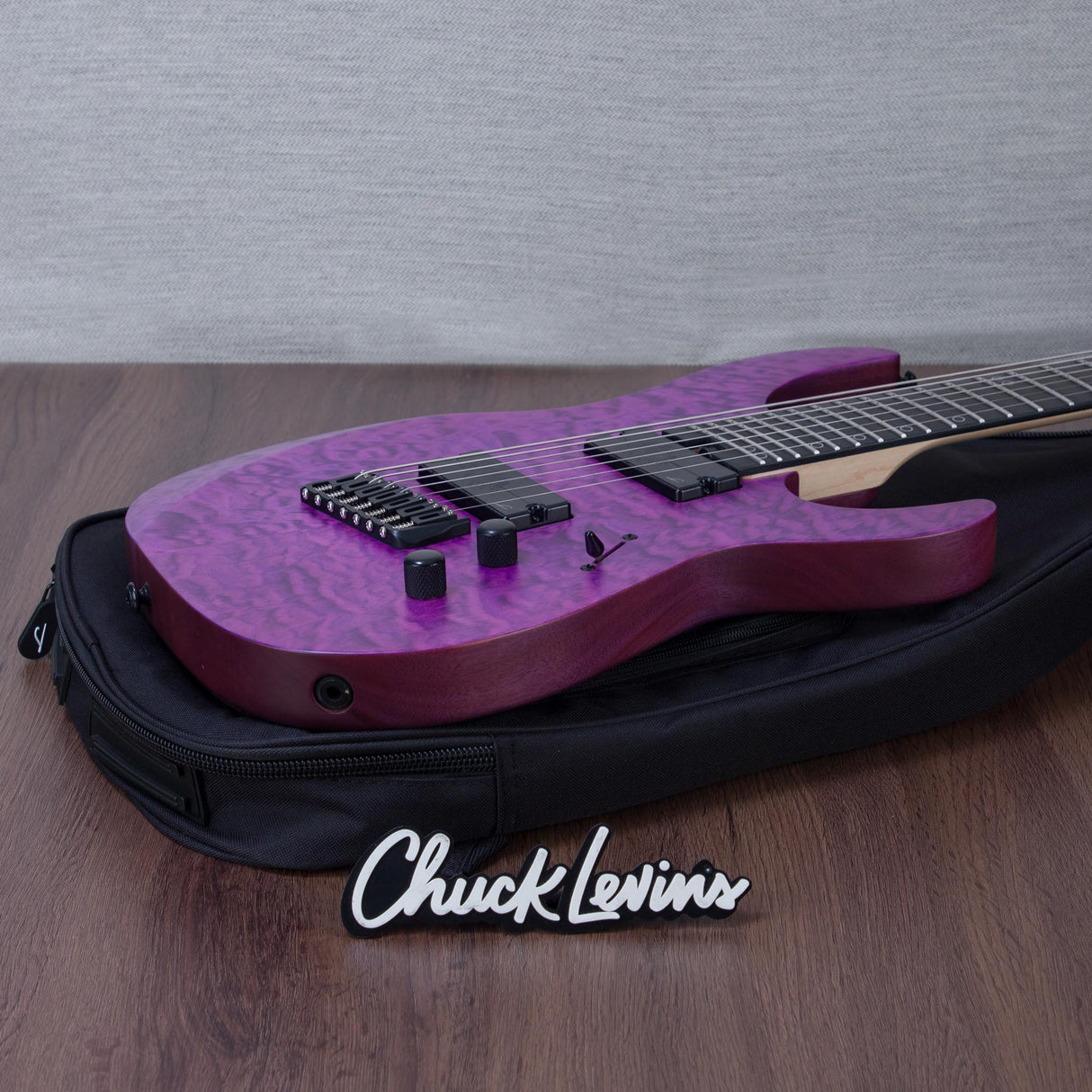 Legator N7FSS Ninja Super Shred Multiscale 7-String Electric Guitar - Satin Purple QM - #IM25090095