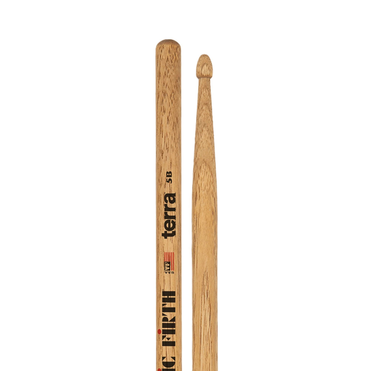 Vic Firth American Classic 5BT Terra Series Drumsticks with Wood Tip - 4 Pairs