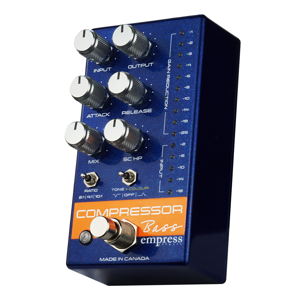 Empress Effects Bass Compressor Pedal - Blue Sparkle