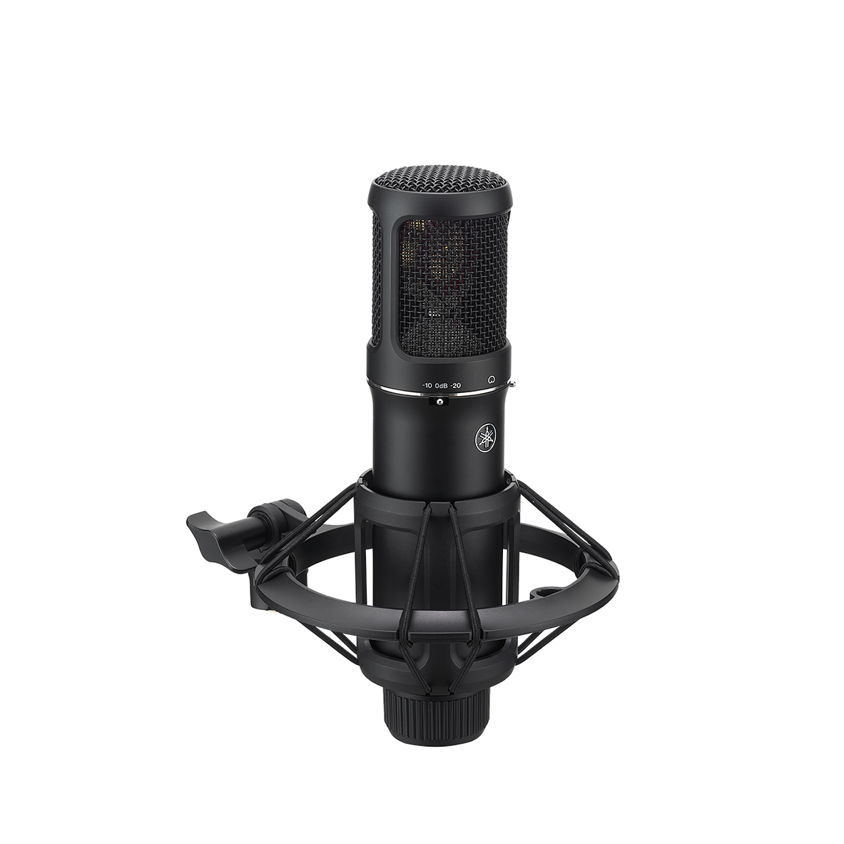 Yamaha YCM705 B Condenser Microphone with Shock Mount and Pop Filter - Black