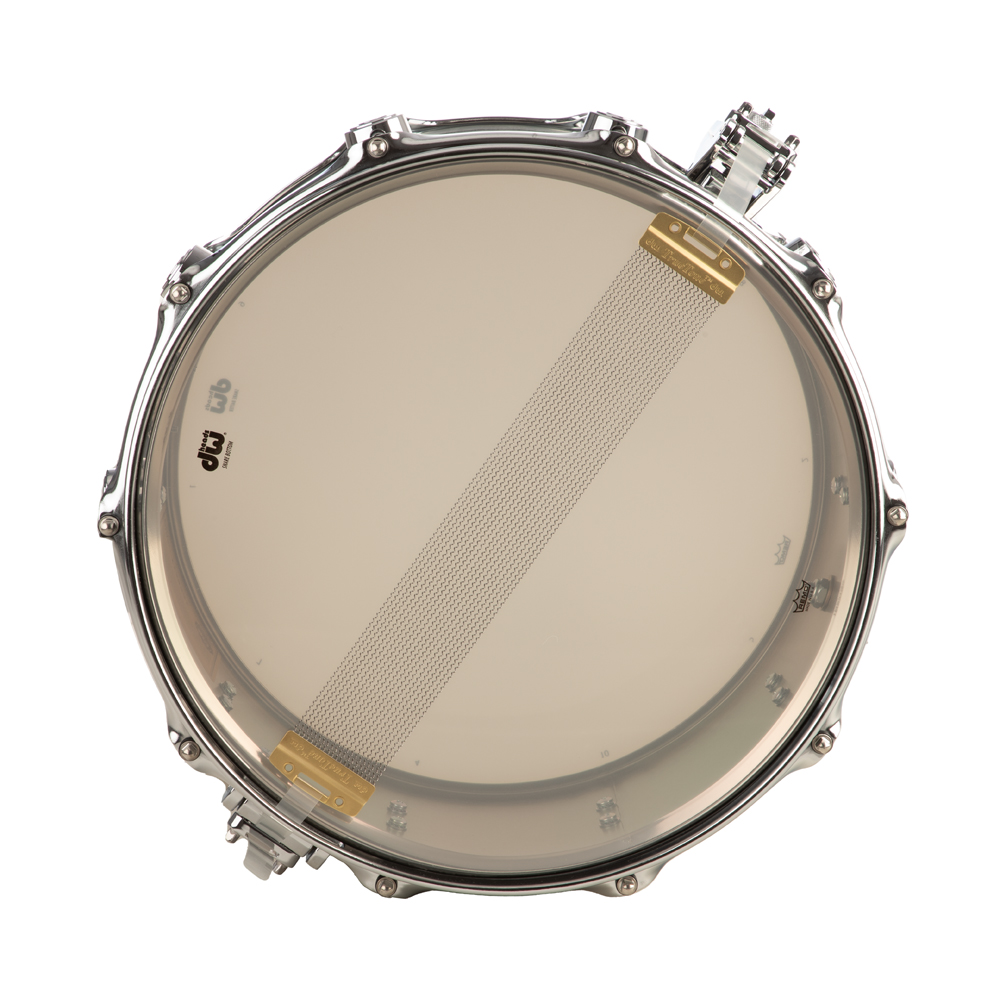 DW Collectors Series 6.5x14 Nickel Over Brass Snare Drum - Chrome Hardware