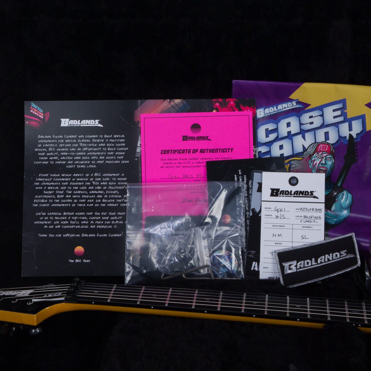 Badlands GX1 Holoflash HS Tremolo Electric Guitar - #US23LPB3095