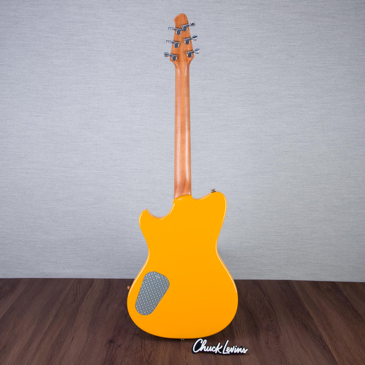 Powers Electric A-Type Electric Guitar - Signal Yellow - #B145