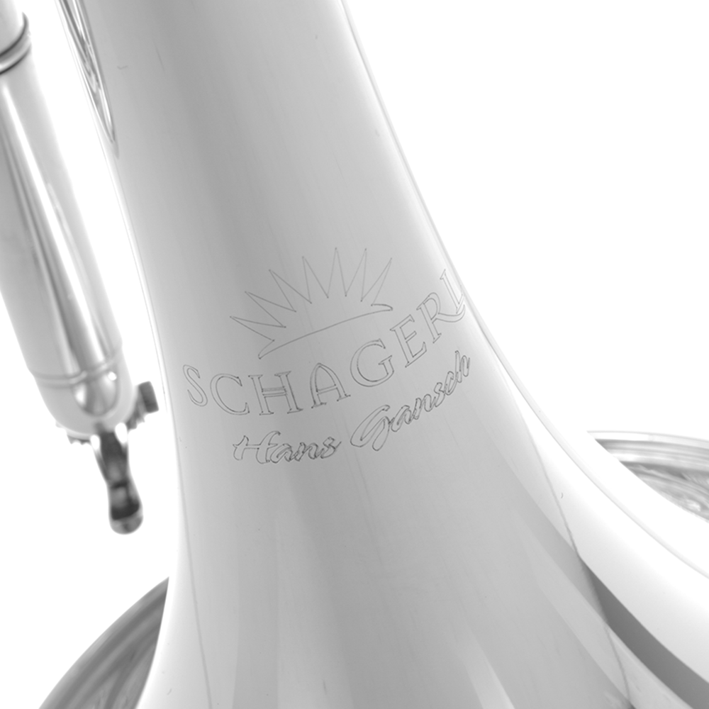 Schagerl Signature Series Hans Gansch Bb Cornet - Silver Plated