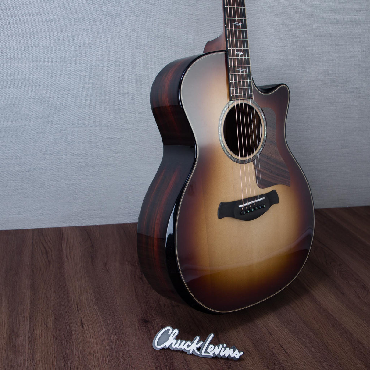 Taylor Limited Edition Builder's Edition 814ce Adirondack Spruce/Macassar Ebony Acoustic Electric Guitar - Shaded Edgeburst - #1201226078