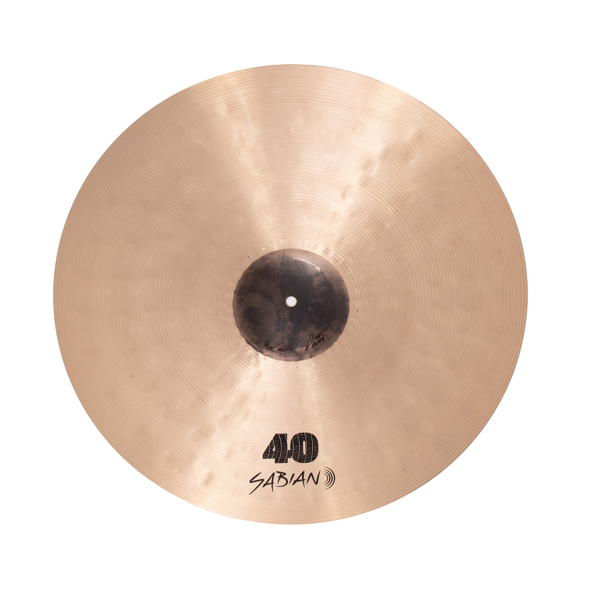Sabian 40th Anniversary Artisan 22-Inch Raw Bell Ride Cymbal - #143 WEIGHT - 3324G