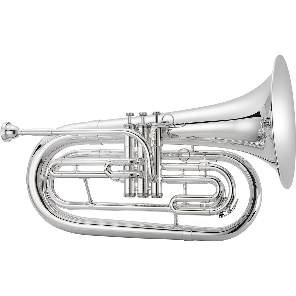 Jupiter JBR1000MS Marching Bb Baritone - Silver Plated
