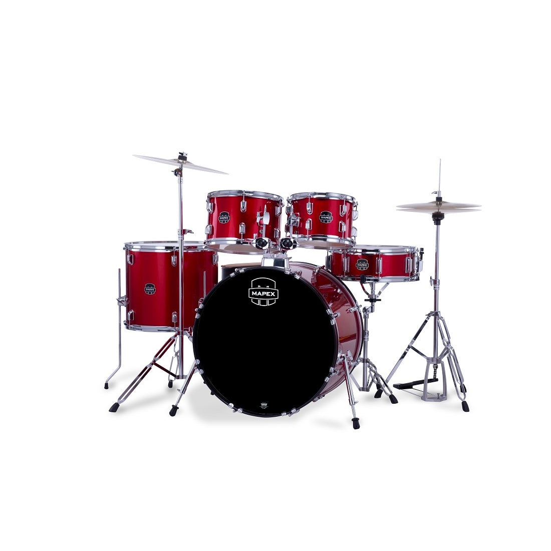 Mapex Comet 5-Piece Drum Set with 22-Inch Kick - Infra Red