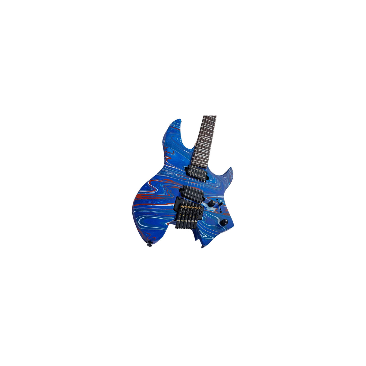 Sire Larry Carlton X6 Headless Electric Guitar - Blue Swirl