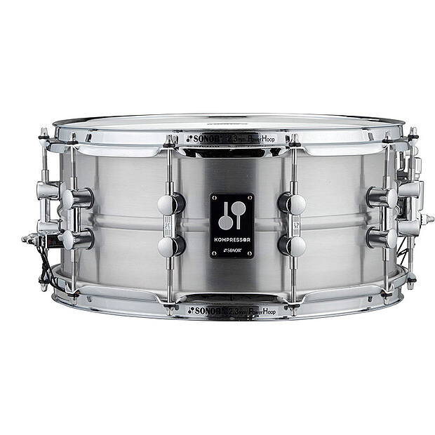 Sonor Kompressor Aluminum 14x6.5-Inch Snare Drum - Polished
