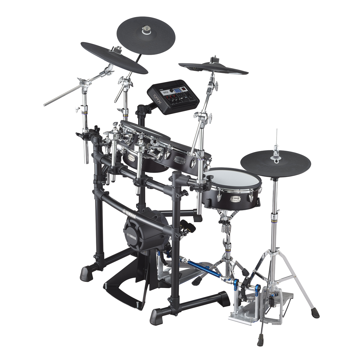 Yamaha DTX8K-M BF Electronic Drum Kit, Mesh Pads - Black Forest Finish