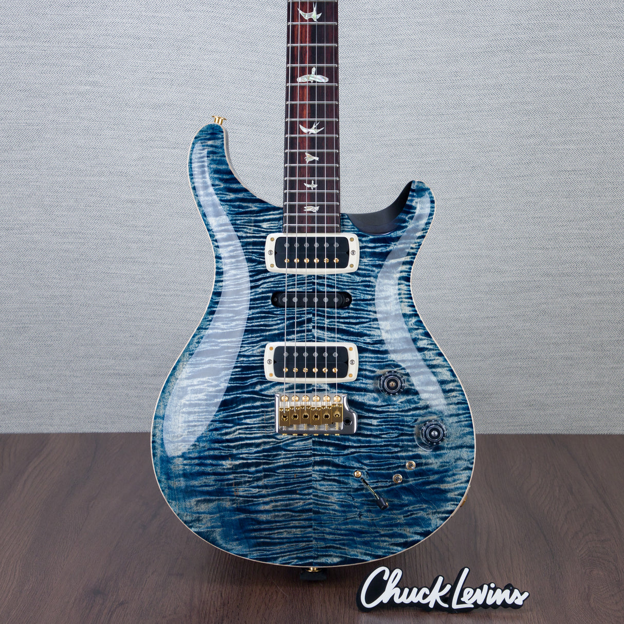 PRS Modern Eagle V 10-Top Electric Guitar - Faded Whale Blue - #240394318