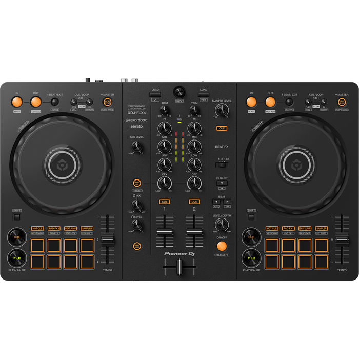 Pioneer DJ DDJ-FLX4 2-Channel Rekordbox and Serato DJ Controller