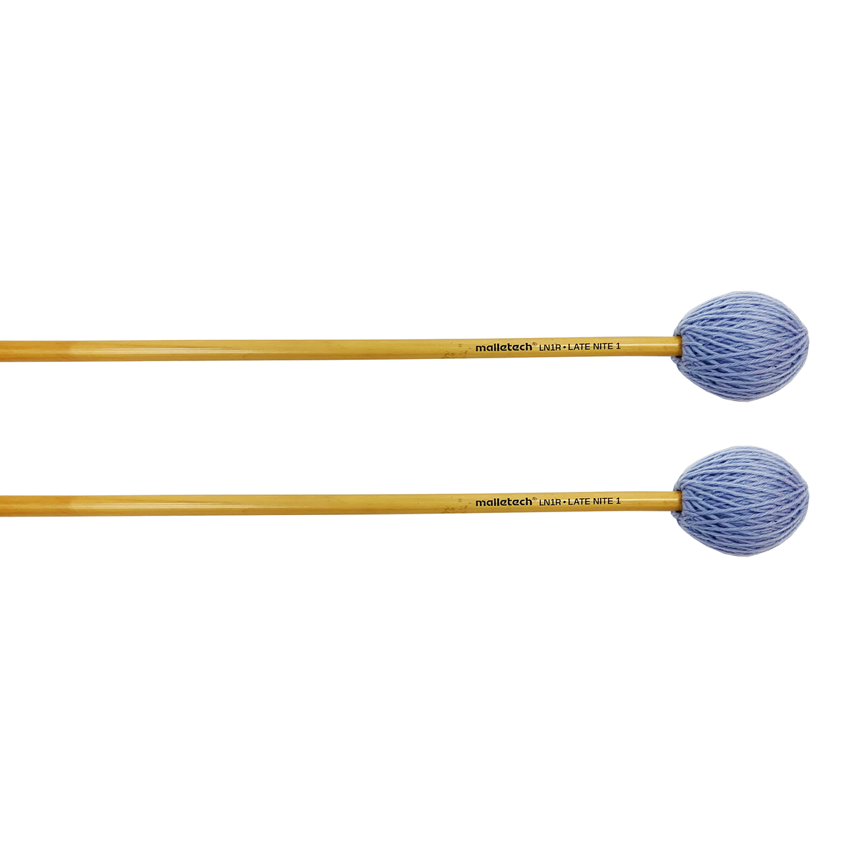 Malletech LN1R Late Nite Low Volume Practice Mallets (Pair), Rattan Handles