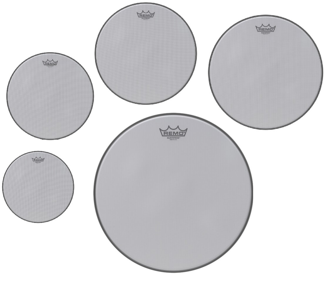 Remo Silentstroke Pro Drum Head Pack - 10", 12", 14", 16", 22"