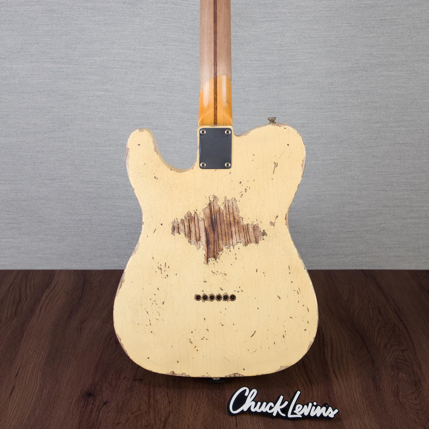 Fender Custom Shop 52 Telecaster Heavy Relic Guitar - Aged Vintage White - CHUCKSCLUSIVE - #R125679