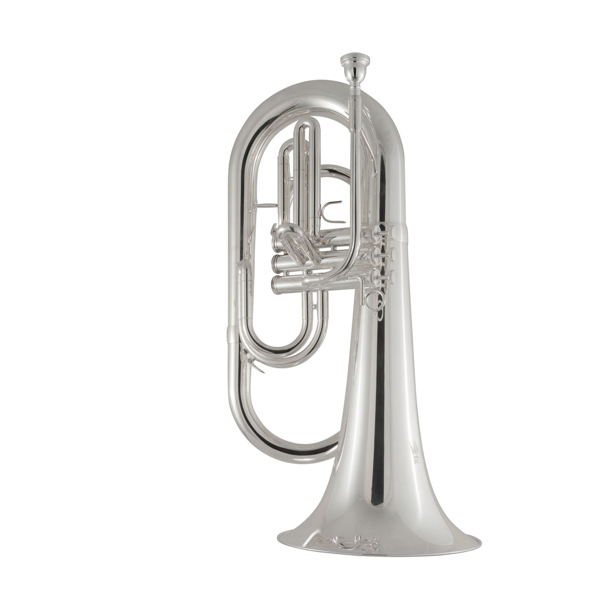 King KME411S Performance Marching Euphonium - Silver-Plated