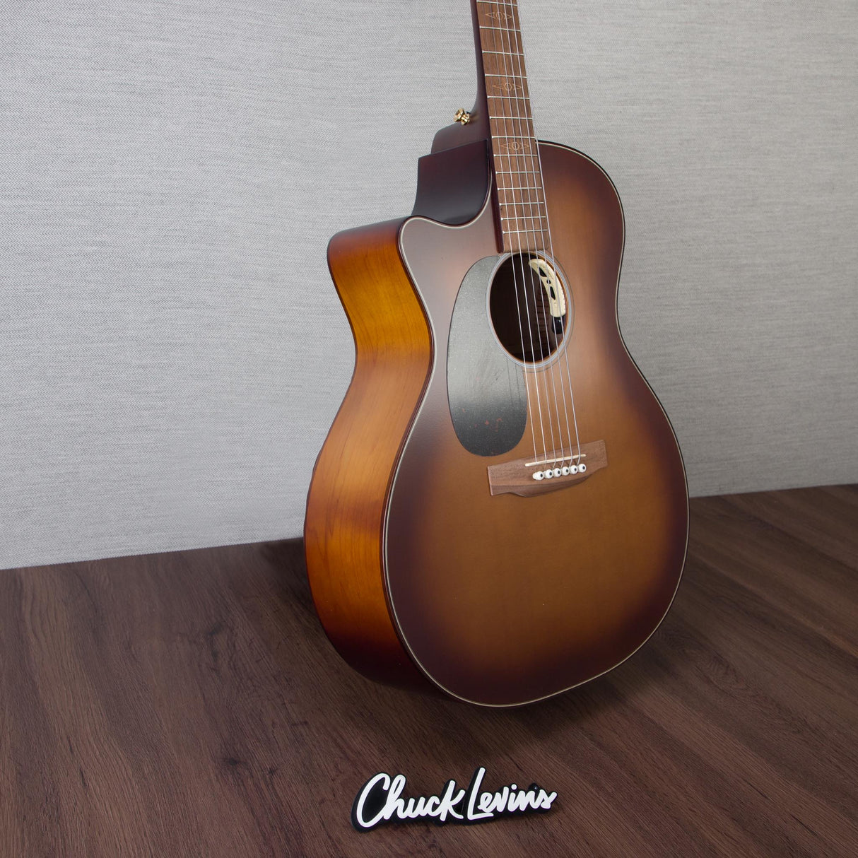 Martin GPCE Inception Maple/European Spruce Left Handed Acoustic Electric Guitar - Amber Fade Sunburst - #M2898718 - Mint, Open Box