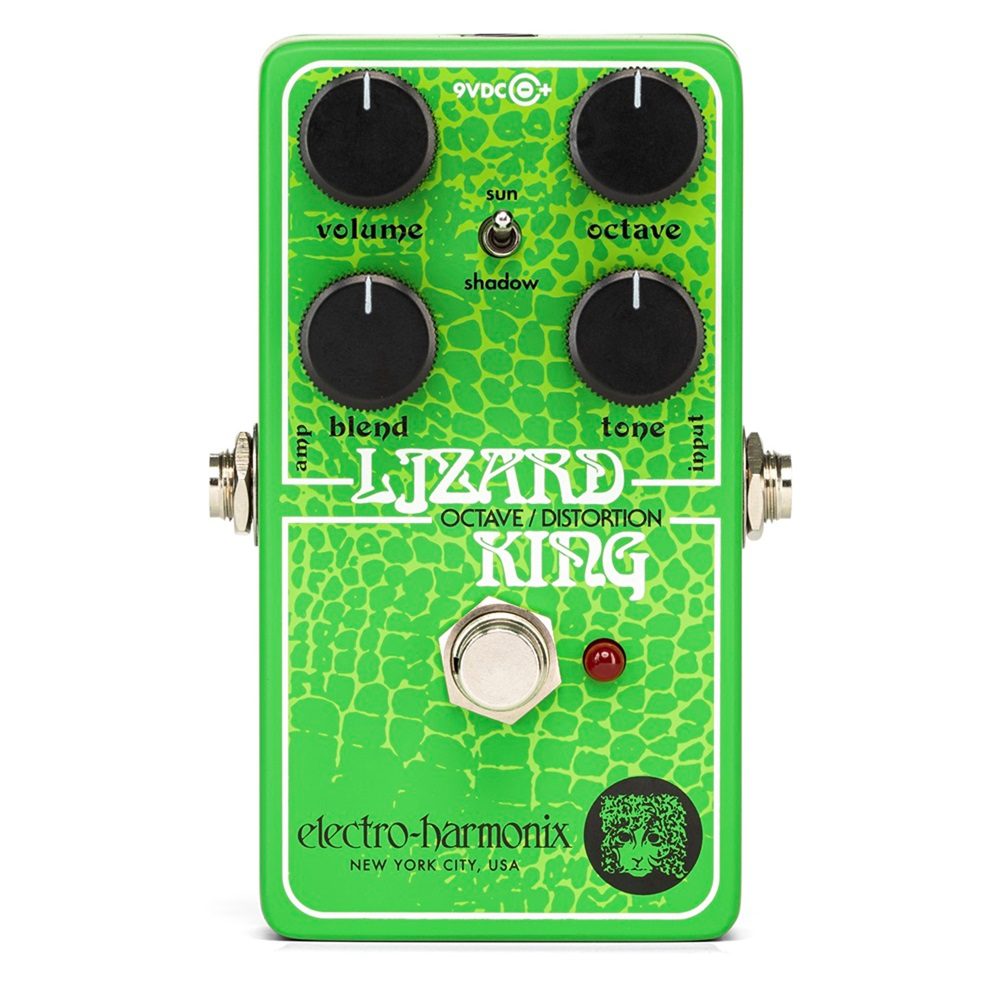 Electro-Harmonix Lizard King Bass Octave & Fuzz Electric Bass Guitar Effects Pedal