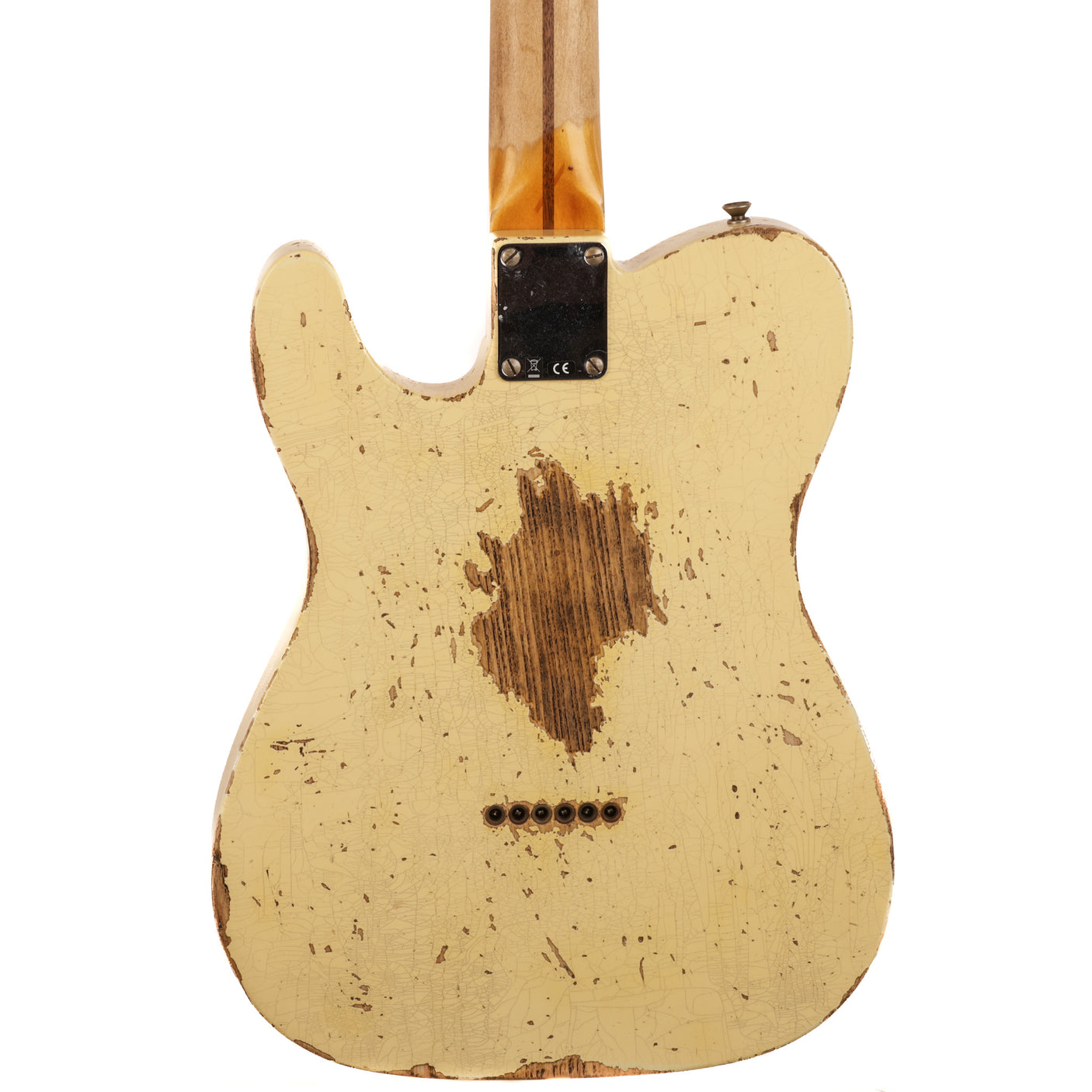 Fender Custom Shop 1950 Esquire Heavy Relic Guitar - Aged Vintage White - CHUCKSCLUSIVE - #R123842