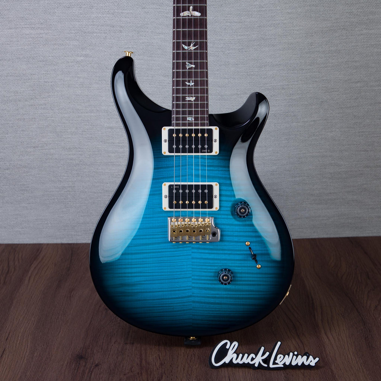 PRS Custom 24 Custom Color Electric Guitar - Carroll Blue Burst - #250415406
