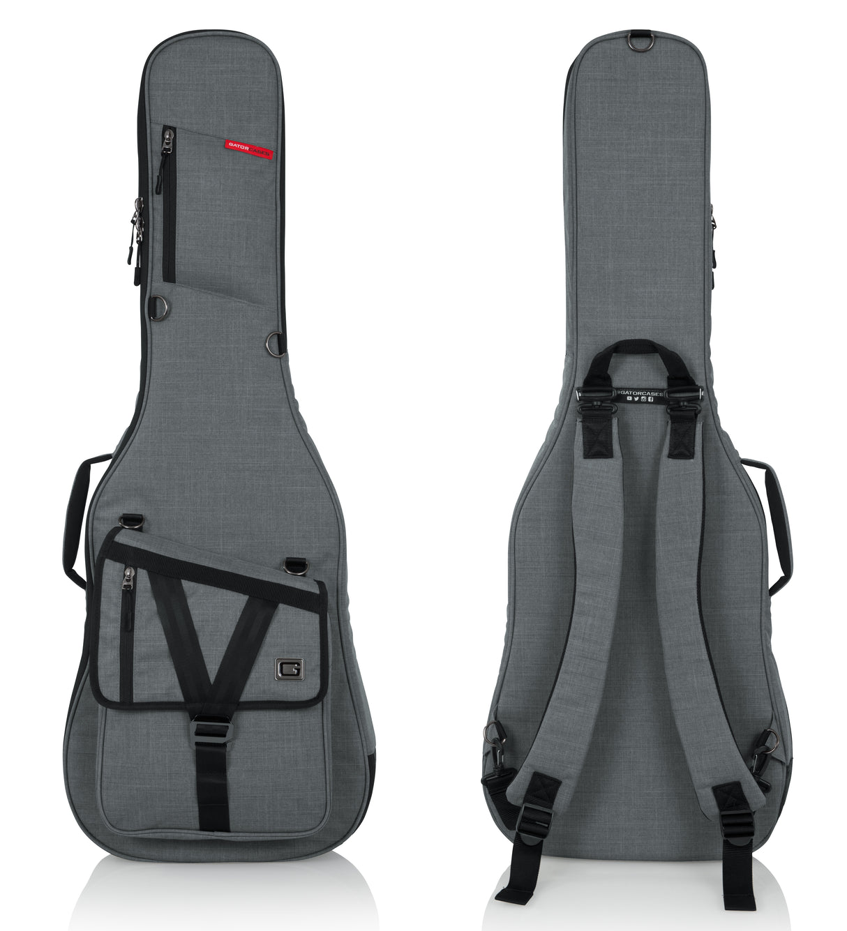 Gator GT-ELECTRIC-GRY Transit Electric Guitar Bag - Light Grey