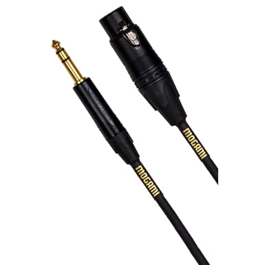 Mogami Gold TRS-XLRF-10 Balanced 1/4-Inch TRS Male to XLR Female Patch Cable - 10-Foot - New