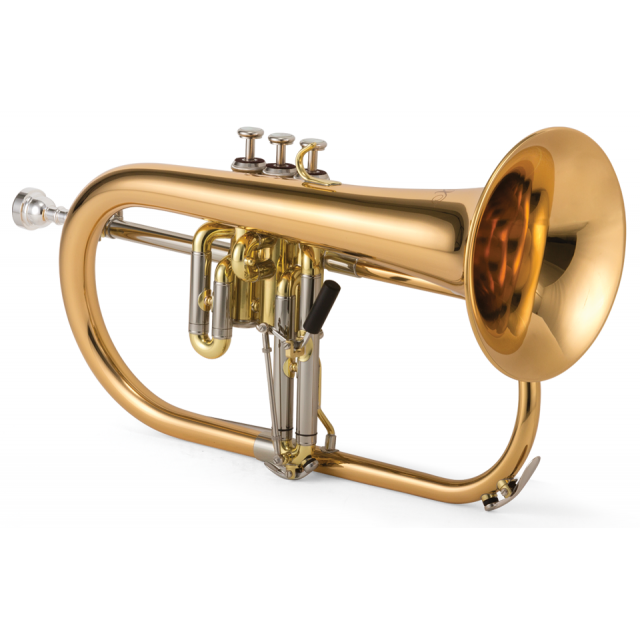 XO Brass 1646RL Flugelhorn - Lacquer Rose Brass