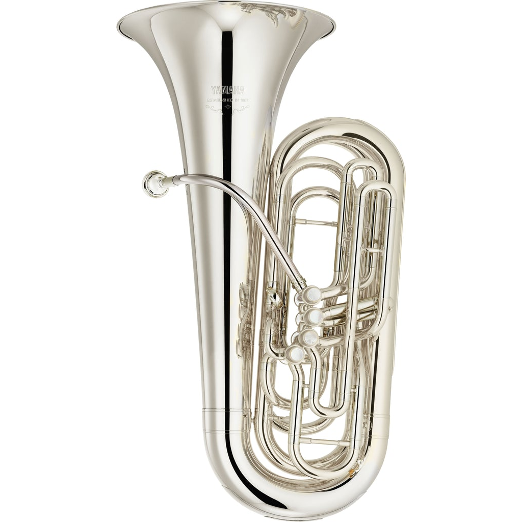 Yamaha YCB-621S Professional C Tuba 42067 Size - Silver Plated