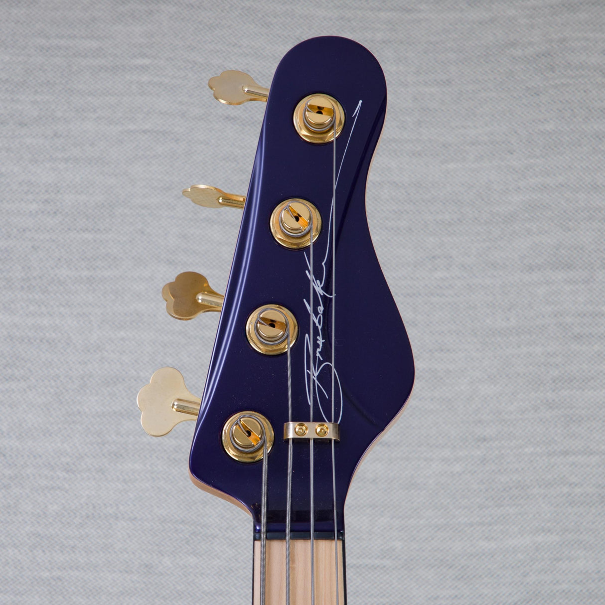 Brubaker USA Steve Jenkins JXB-4 Signature Electric Bass Guitar - Midnight Blue Gloss - #045-23