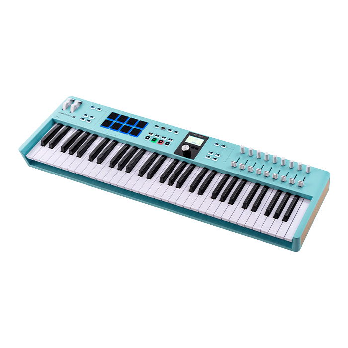 Arturia Keylab Essential 61 MK3 MIDI Controller - Aquamarine