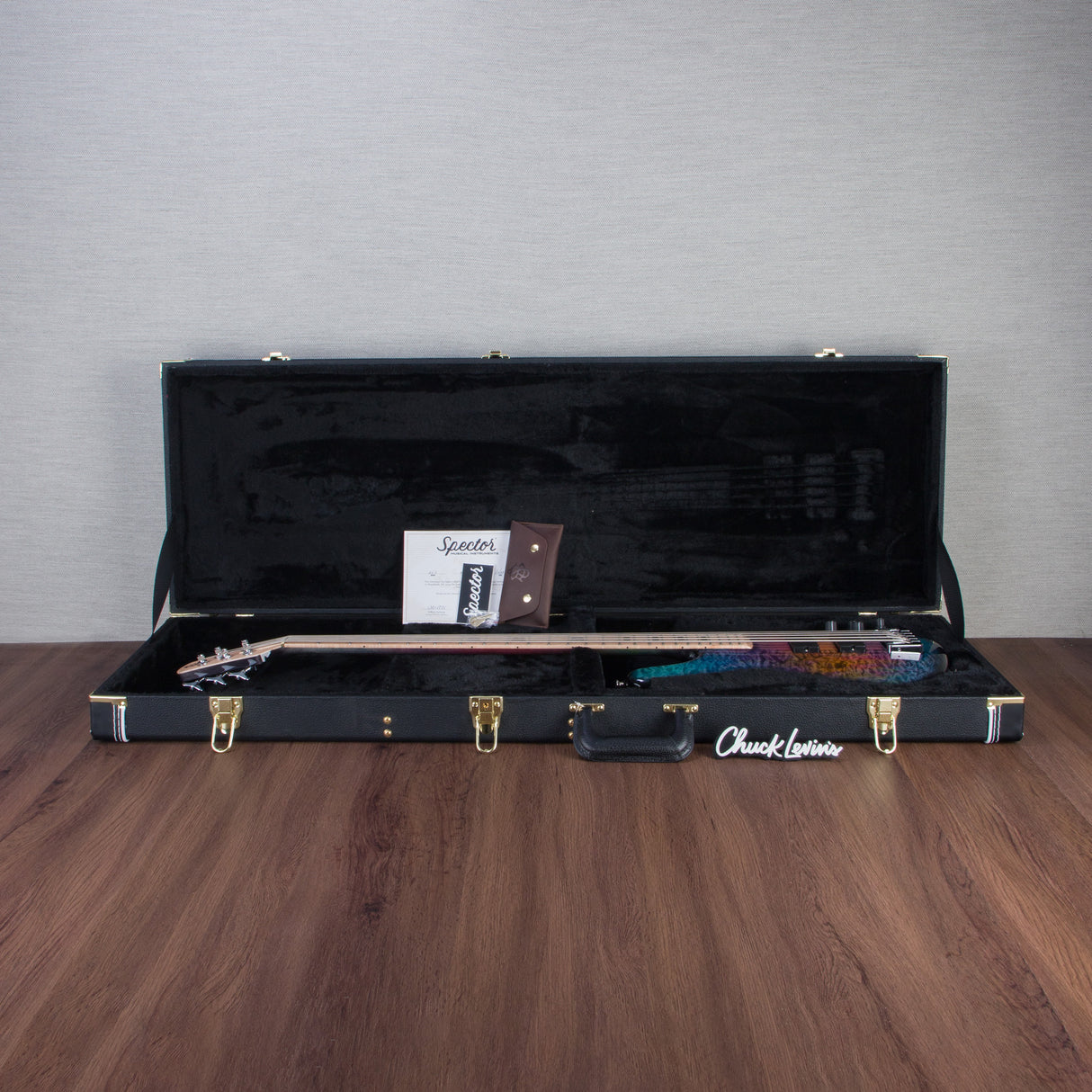 Spector USA NAMM NS-5 Electric Bass Guitar - Oil Slick - New