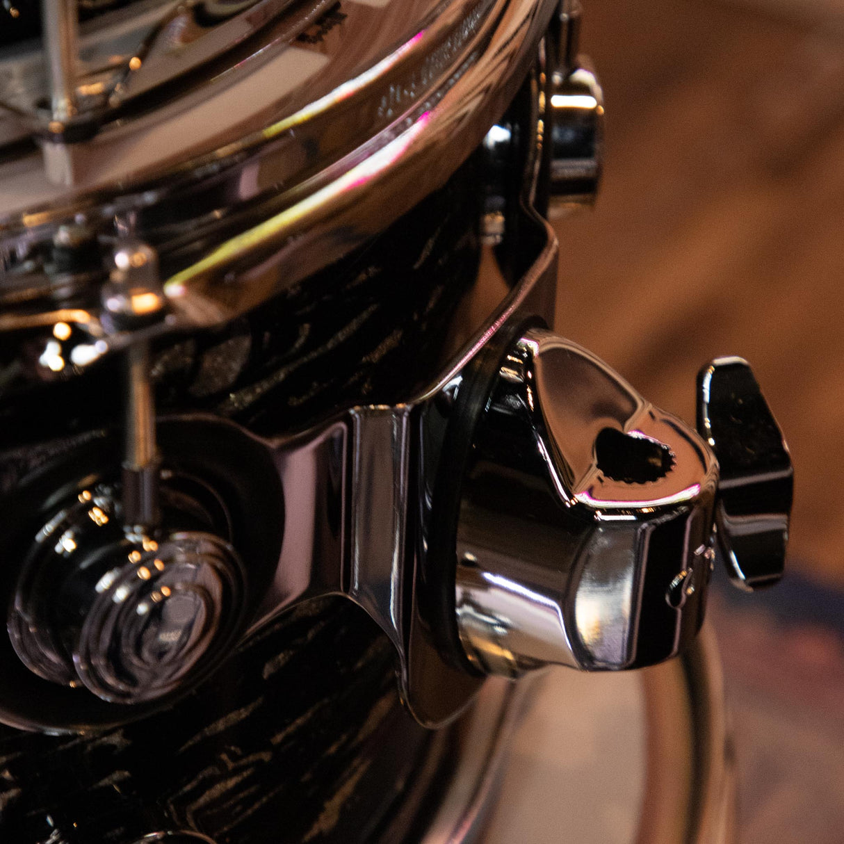 DW Collector's Series 333 4-Piece Shell Pack with 22-Inch Kick - FP - Black Oyster Glass