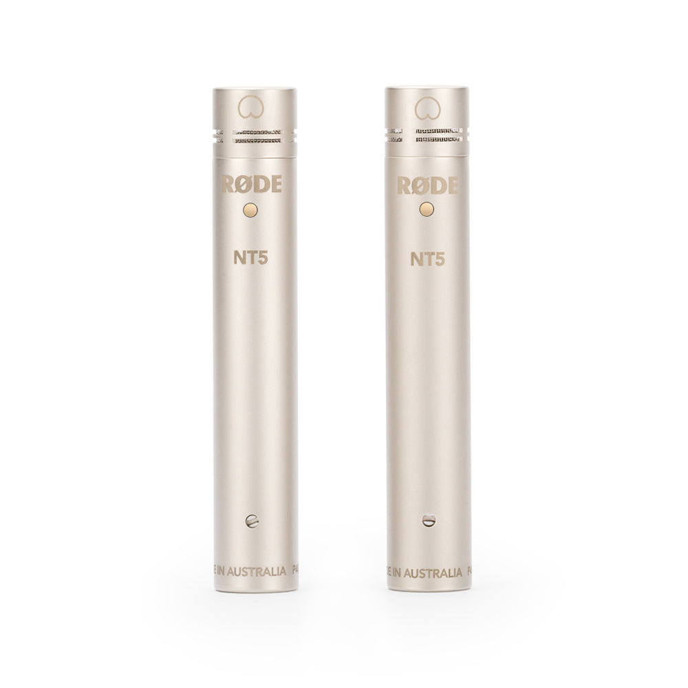 Rode NT5 Cardioid Condenser Microphones - Matched Pair - New