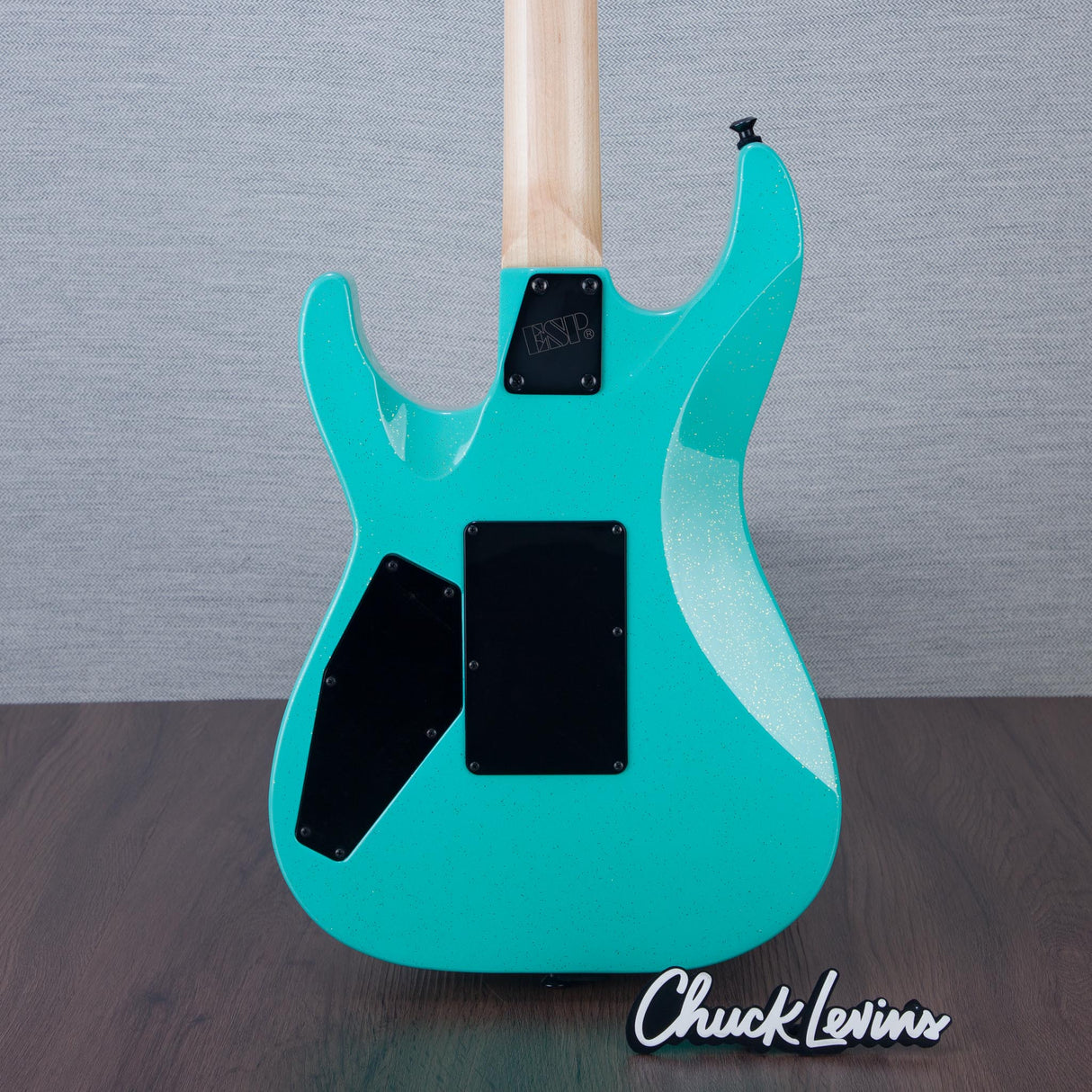 ESP USA M-I DX FR Electric Guitar - Midori Gold Sparkle - #US24704