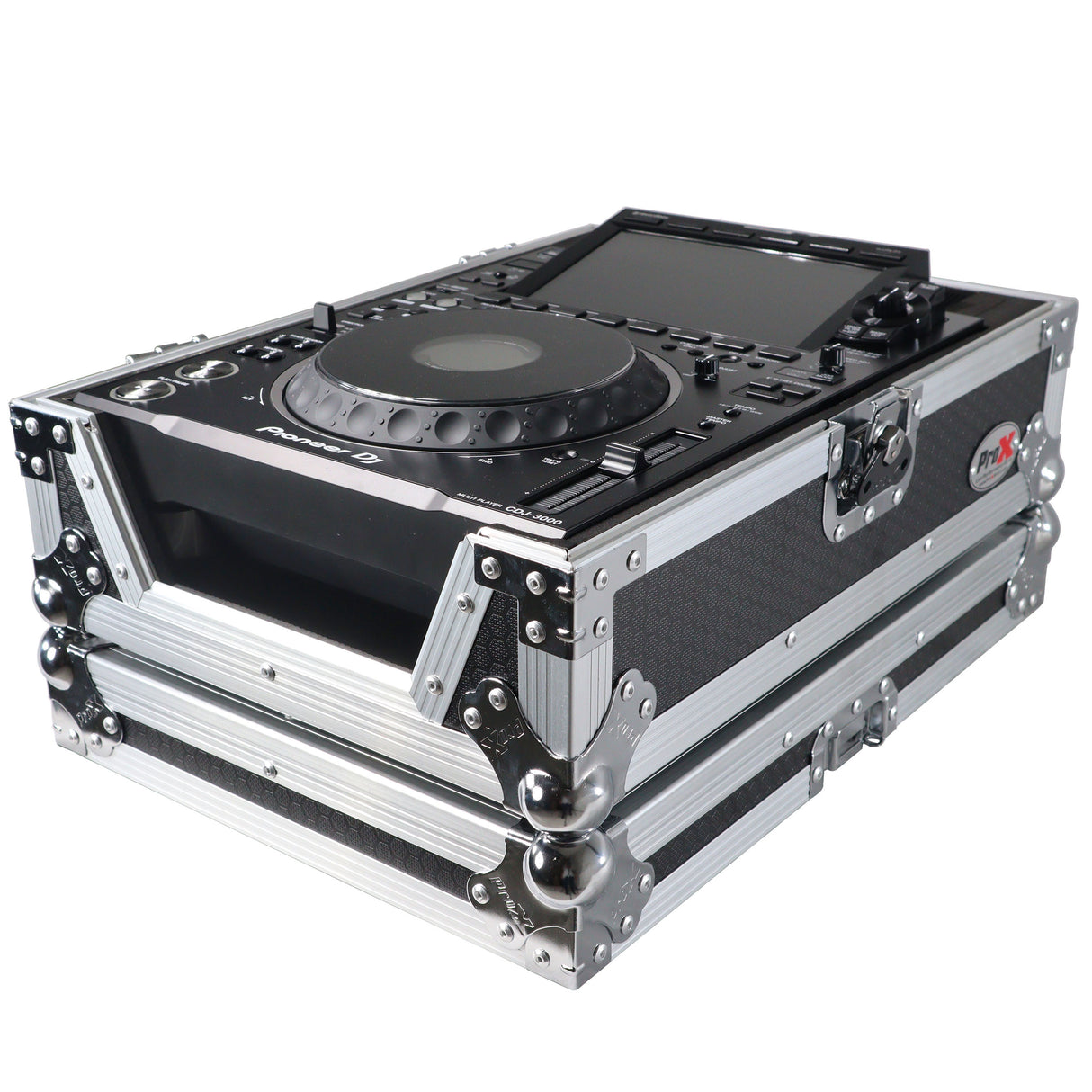 ProX XS-CD Flight Case for Pioneer CDJ-3000 DJS-1000 Denon SC6000 PRIME Large Format CD-Media Player