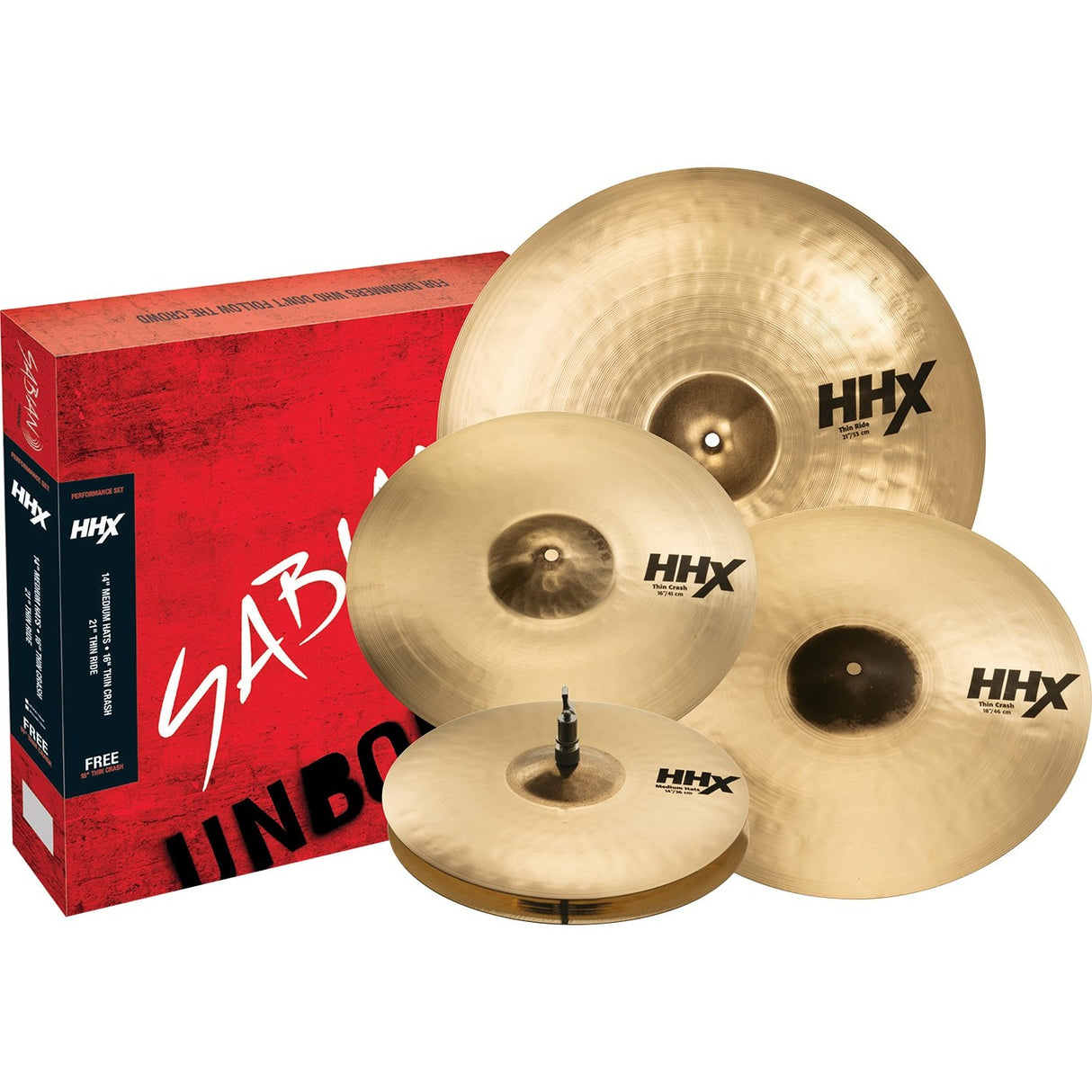 Sabian HHX Performance Cymbal Set - Brilliant