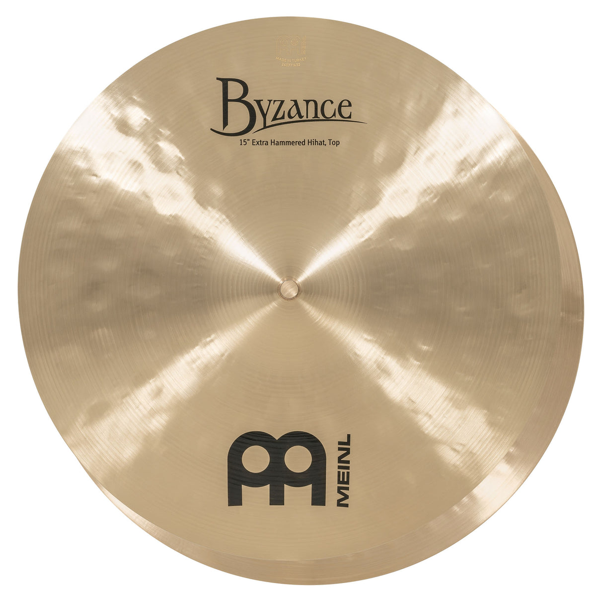 Meinl 15-Inch Byzance Traditional Extra Hammered Hi-Hat Cymbal