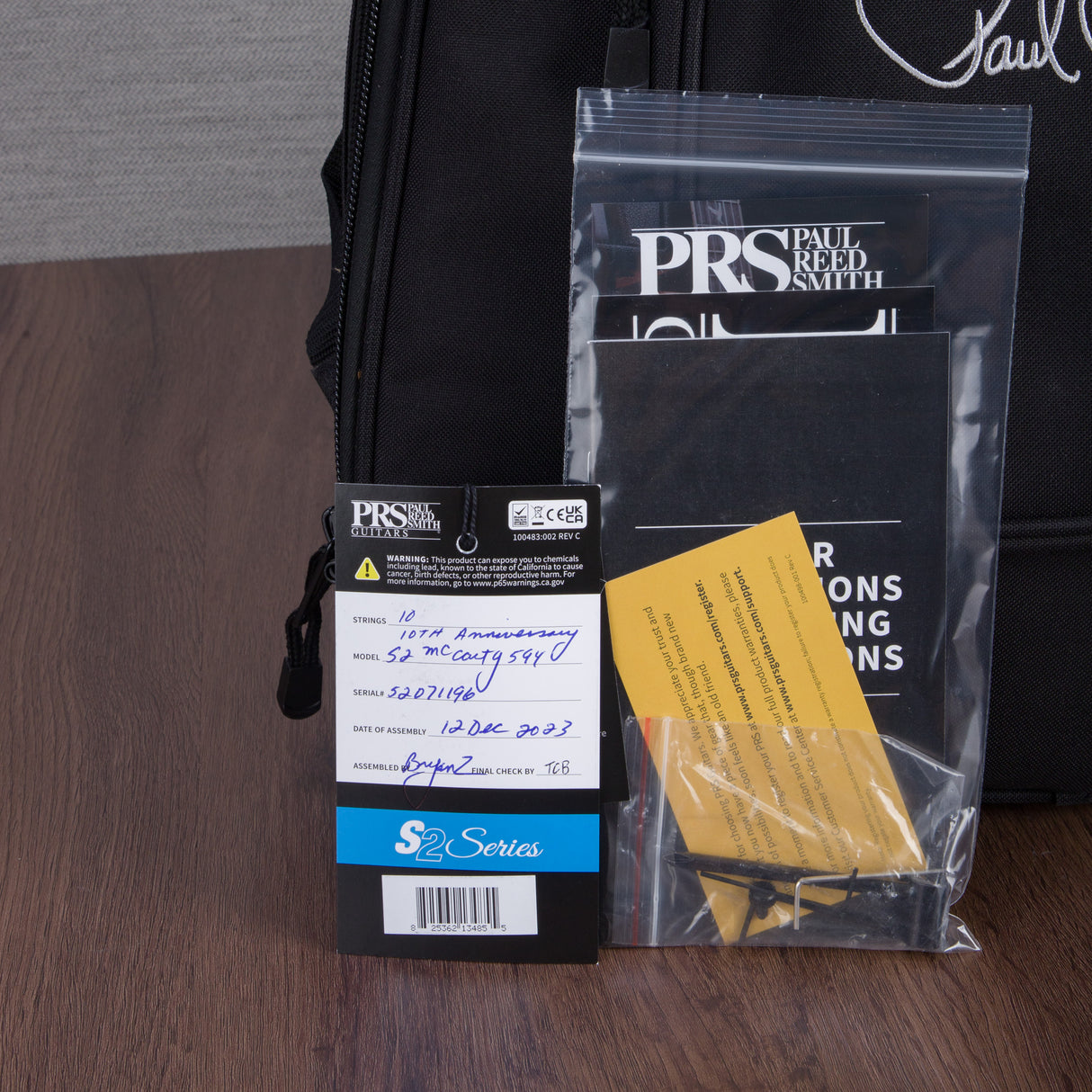 PRS S2 10th Anniversary McCarty 594 Electric Guitar - Dark Cherry Sunburst - #S2071196