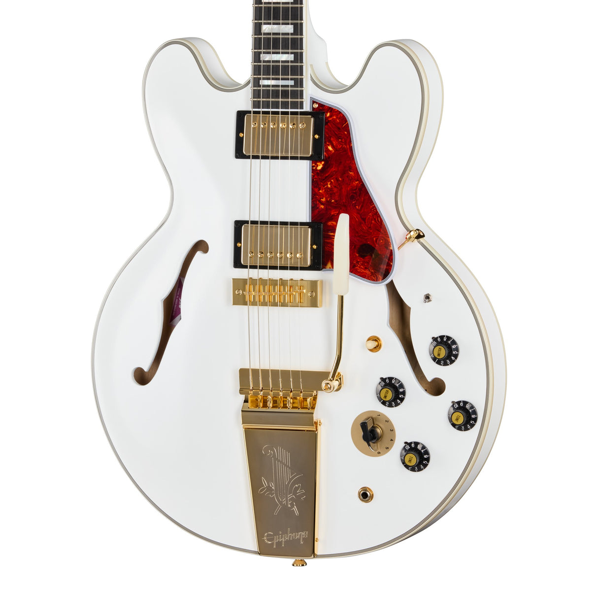 Epiphone Alex Lifeson 1976 ES-355 Signature Semi-Hollowbody Electric Guitar - Alpine White
