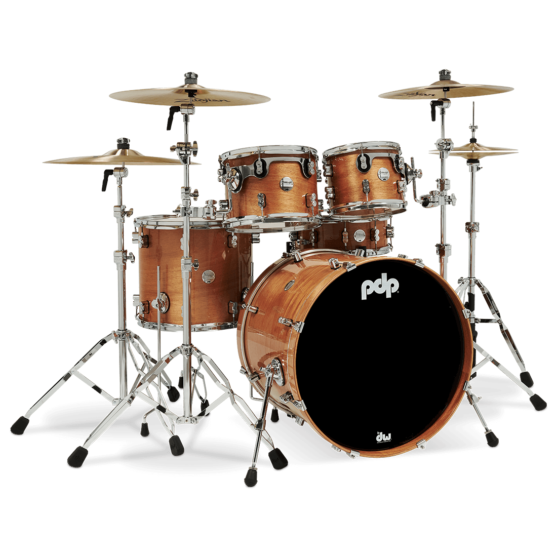 PDP Concept Maple Exotic 5-Piece Shell Pack - Honey Mahogany Finish