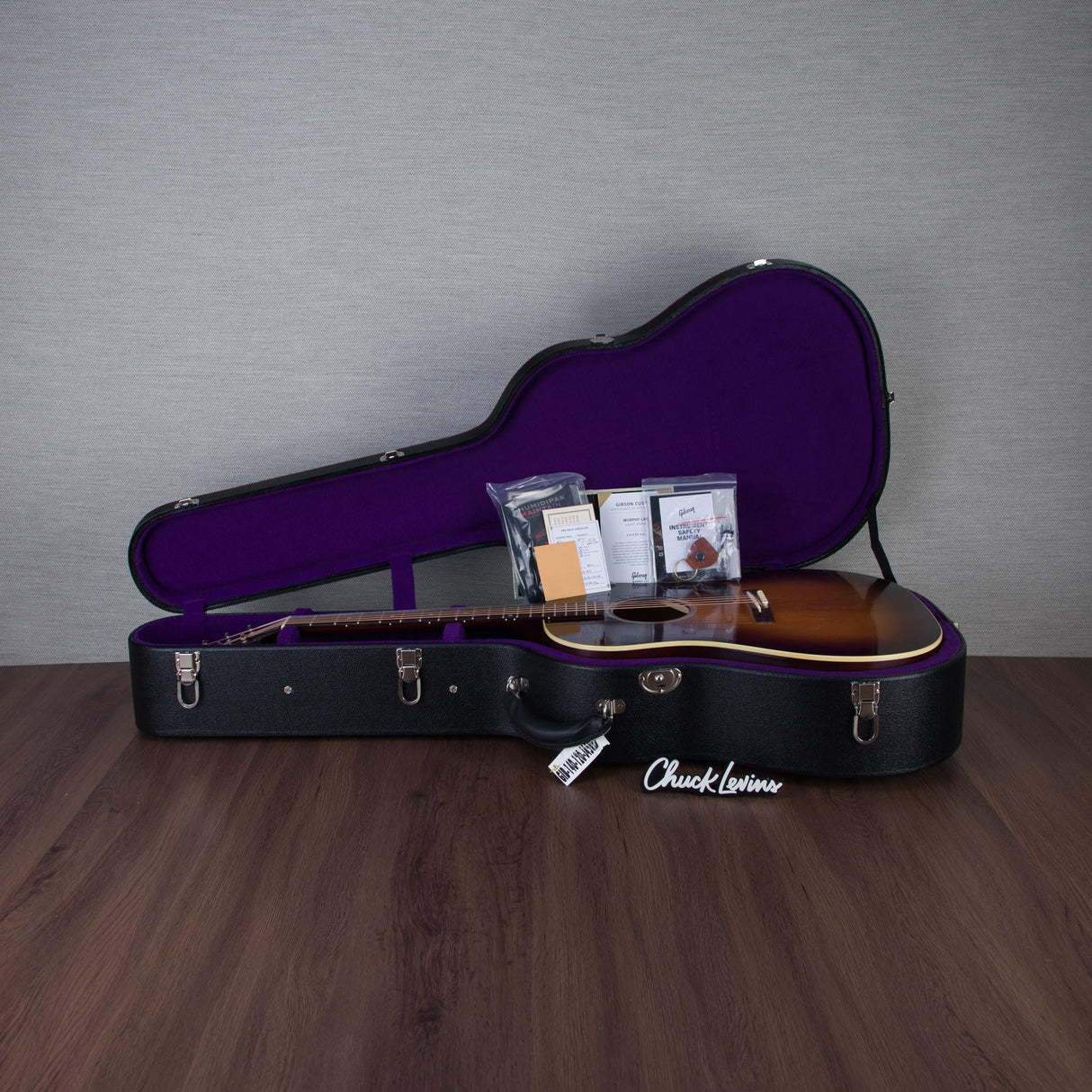 Gibson Custom Shop Murphy Lab 1942 Banner J-45 Light Aged Acoustic Guitar - Vintage Sunburst Light - #22155036