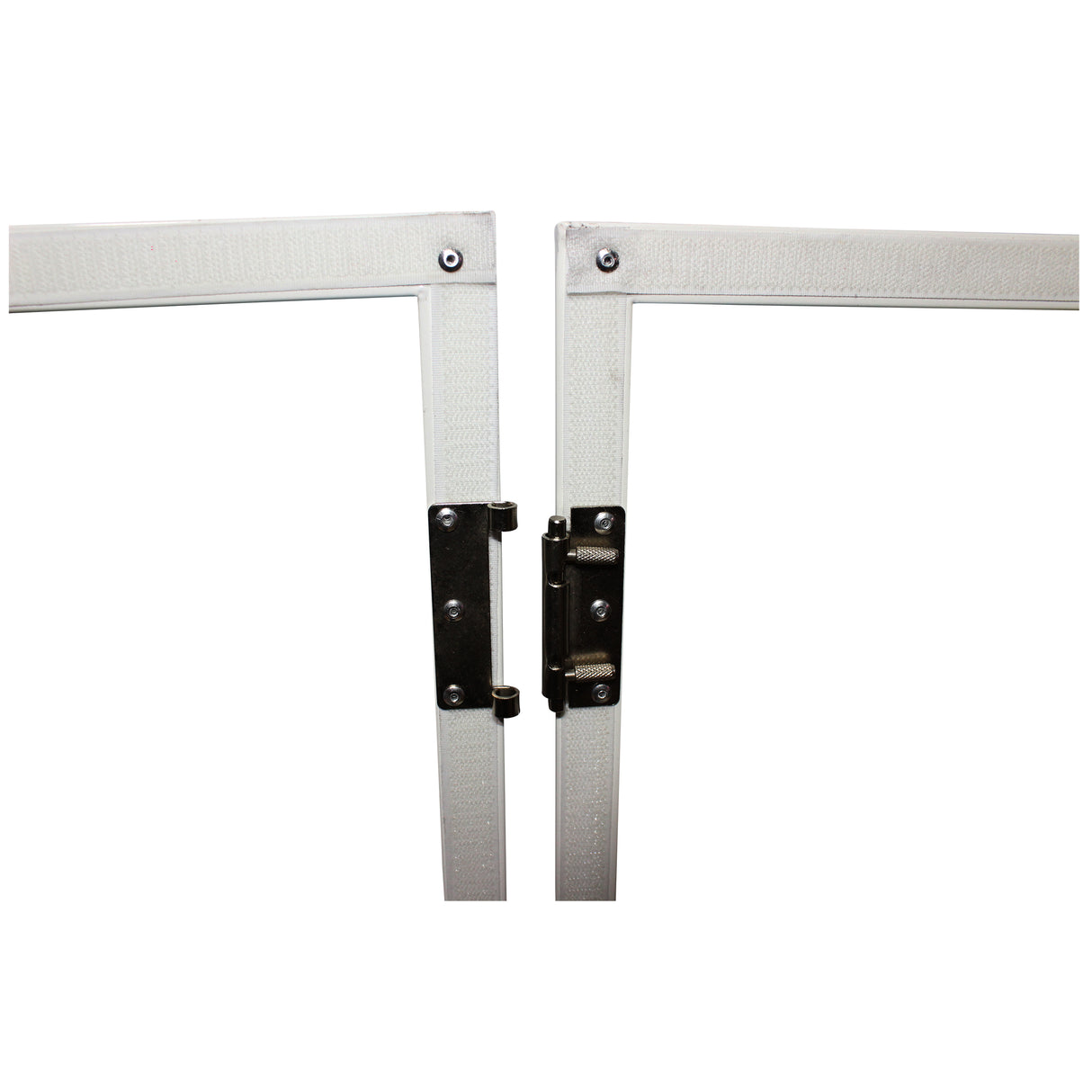 ProX XF-4X3048W MK2 Four Panel Collapse and Go DJ Facade with White Frame and Carry Bag