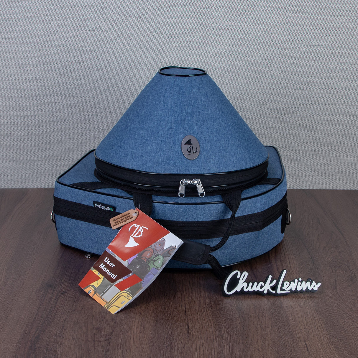 Marcus Bonna MB3 French Horn Case with Detachable Bell - Cationic Blue