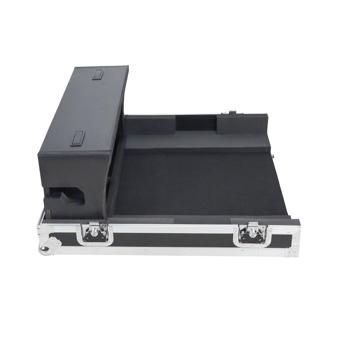 ProX XS-YDM7COMPACTEXDHW ATA Digital Audio Mixer Flight Case for Yamaha DM7 Compact Expansion Console with Doghouse compartment and Caster wheels