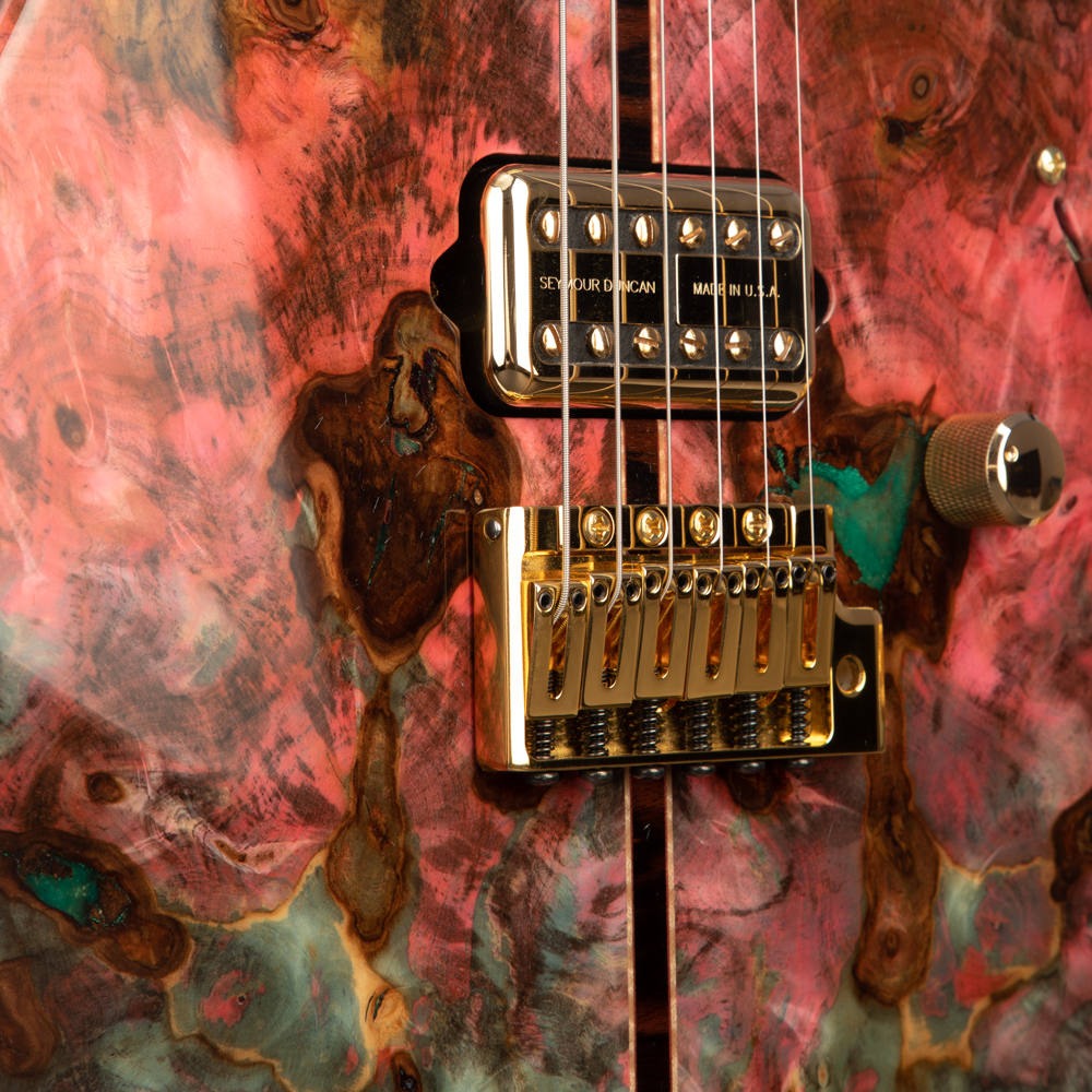 ESP Exhibition Limited Throbber CTM FL Electric Guitar - Natural Amorous Brown - New