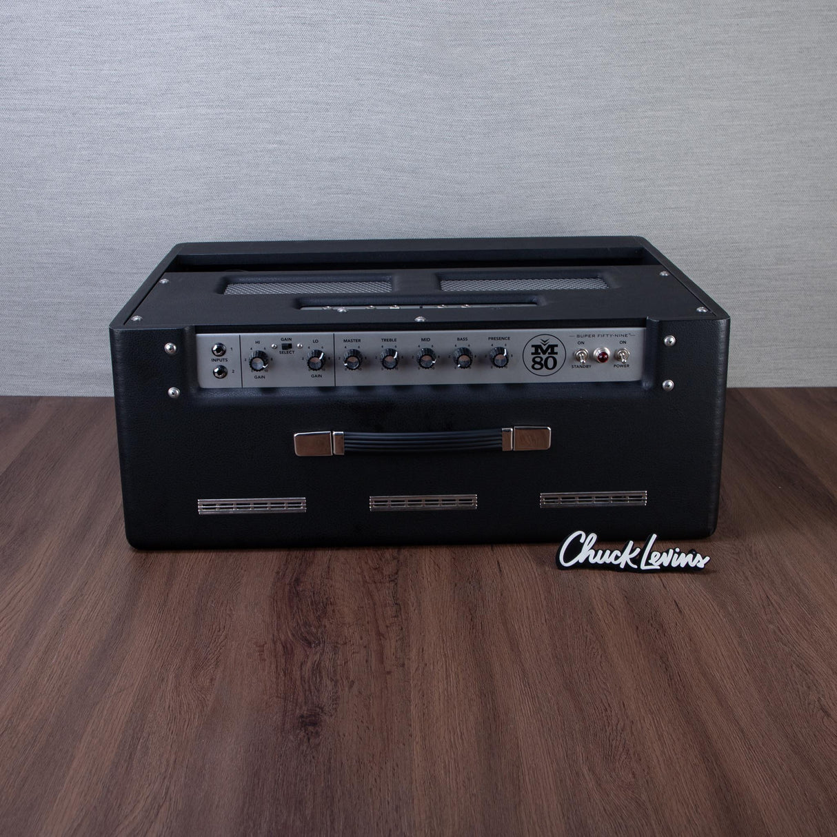 Magnatone Super Fifty-Nine M-80 45-Watts 2x12-Inch Tube Combo Guitar Amplifier - Black