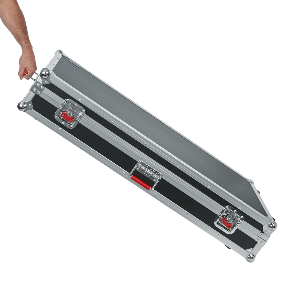 Gator Cases G-TOUR-88V2SL Slim 88 Note Road Case with Wheels - New