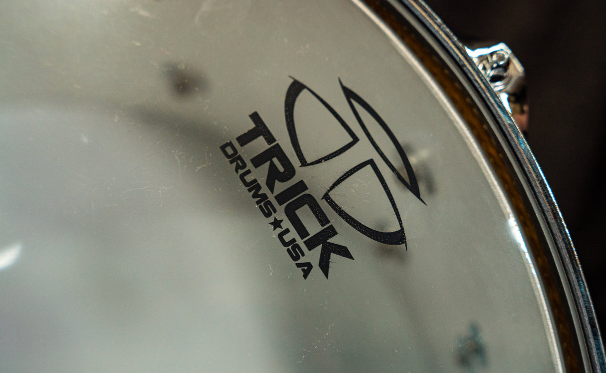 Trick 14" x 8" Aluminum Snare Drum - Raw Polished